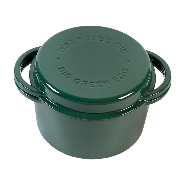 Cocotte En Fonte Rond Vert - 4L