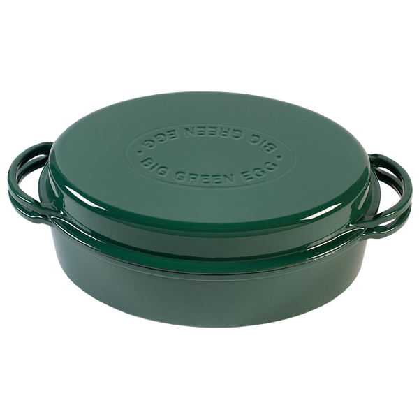 Cocotte En Fonte Oval Vert - 5,2L